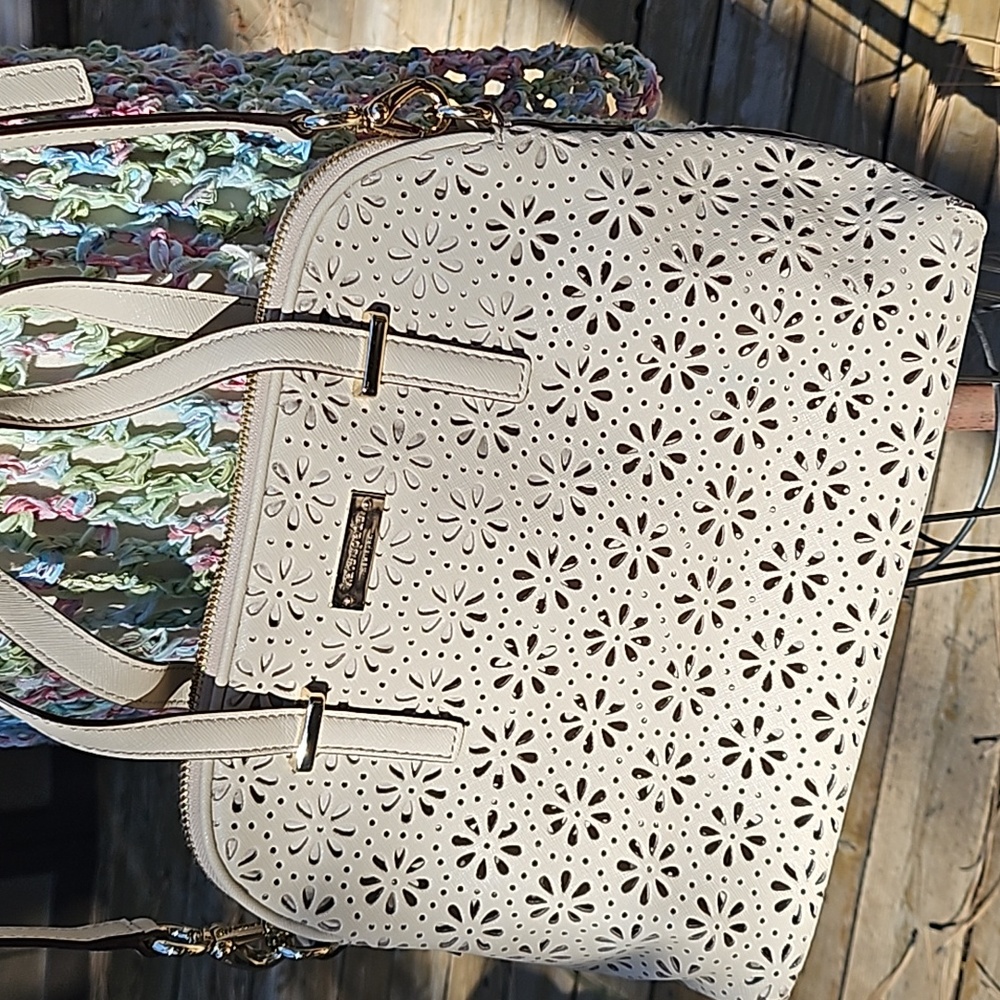 Vintage Kate Spade Daisy Tote Satchel Crossbody Handbag Purse